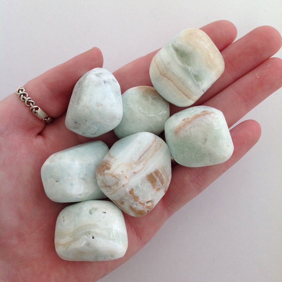 Caribbean Calcite Tumble - 200g Caribbean Calcite Tumble - 200g